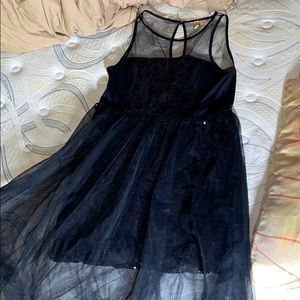Black sequin dress